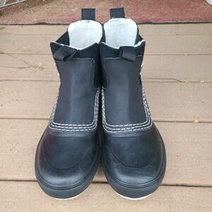 Vans Standard Mid Chelsea MTE Snow‎ Winter Boots Black Bone w/Tags Men's 8